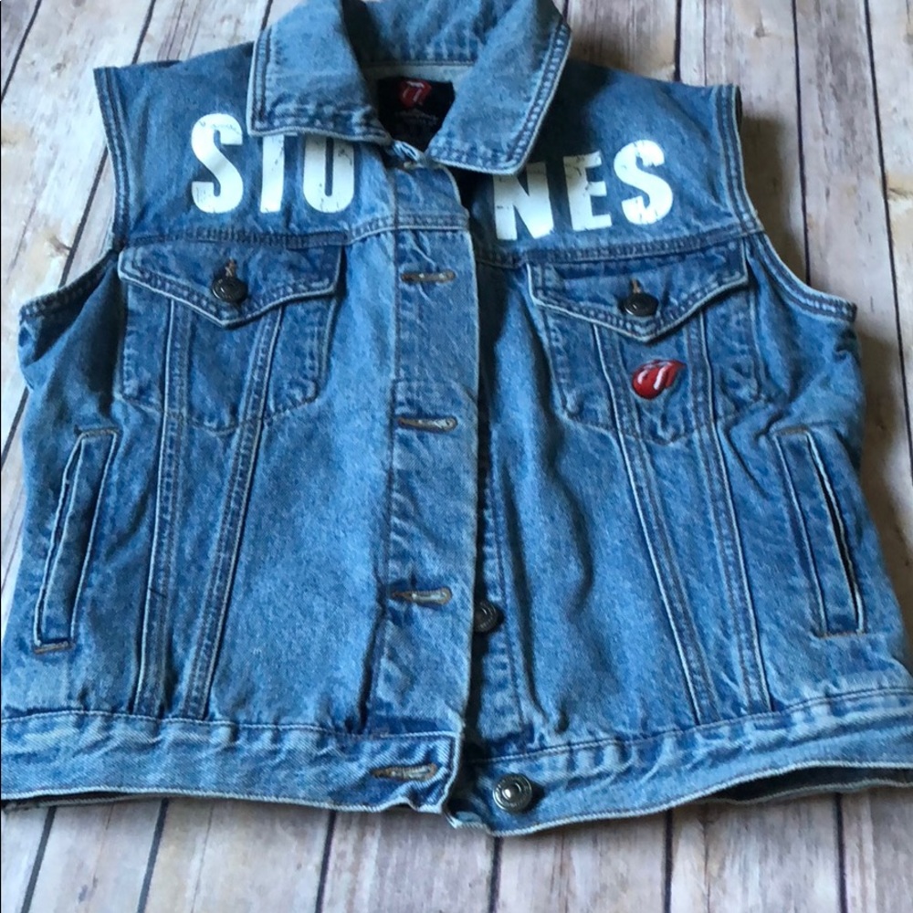 ROLLING STONES Jean vest